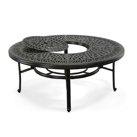 Grand Bonaire Weave Outdoor Fire Pit Table With Accessories (KIT)