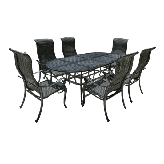 Windermere Oval Dining Table Set of 7 (KIT)