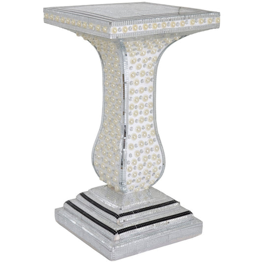 Pearlescent Pedestal Table