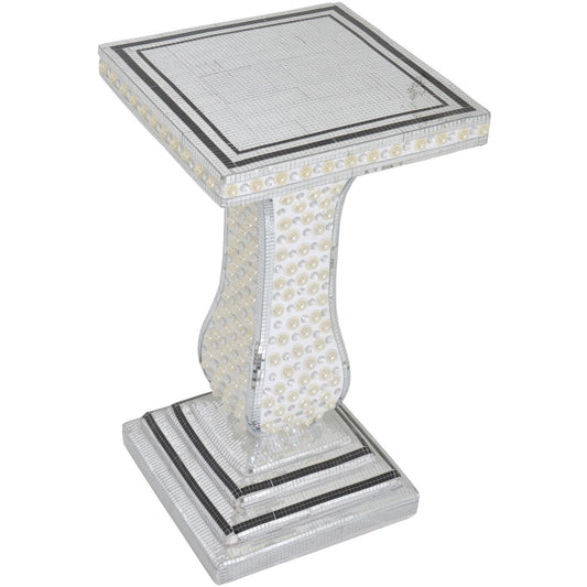Pearlescent Pedestal Table