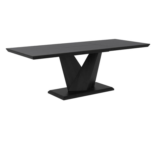 Eclipse Dining Table w/ Extension in Black