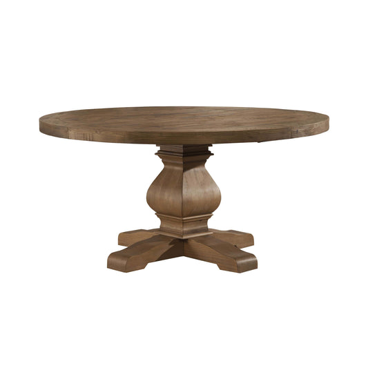 Kensington Round Dining Table, Reclaimed Natural