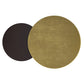 Adira 2pc Round Coffee Table Set in Antique Gold and Black