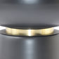 Alora Accent Table in Black and White and Brushed Gold