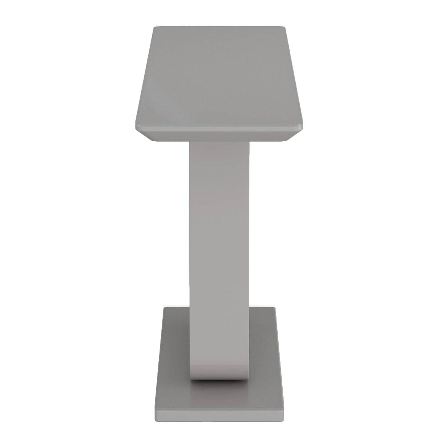 Corvus Console Table in Warm Grey