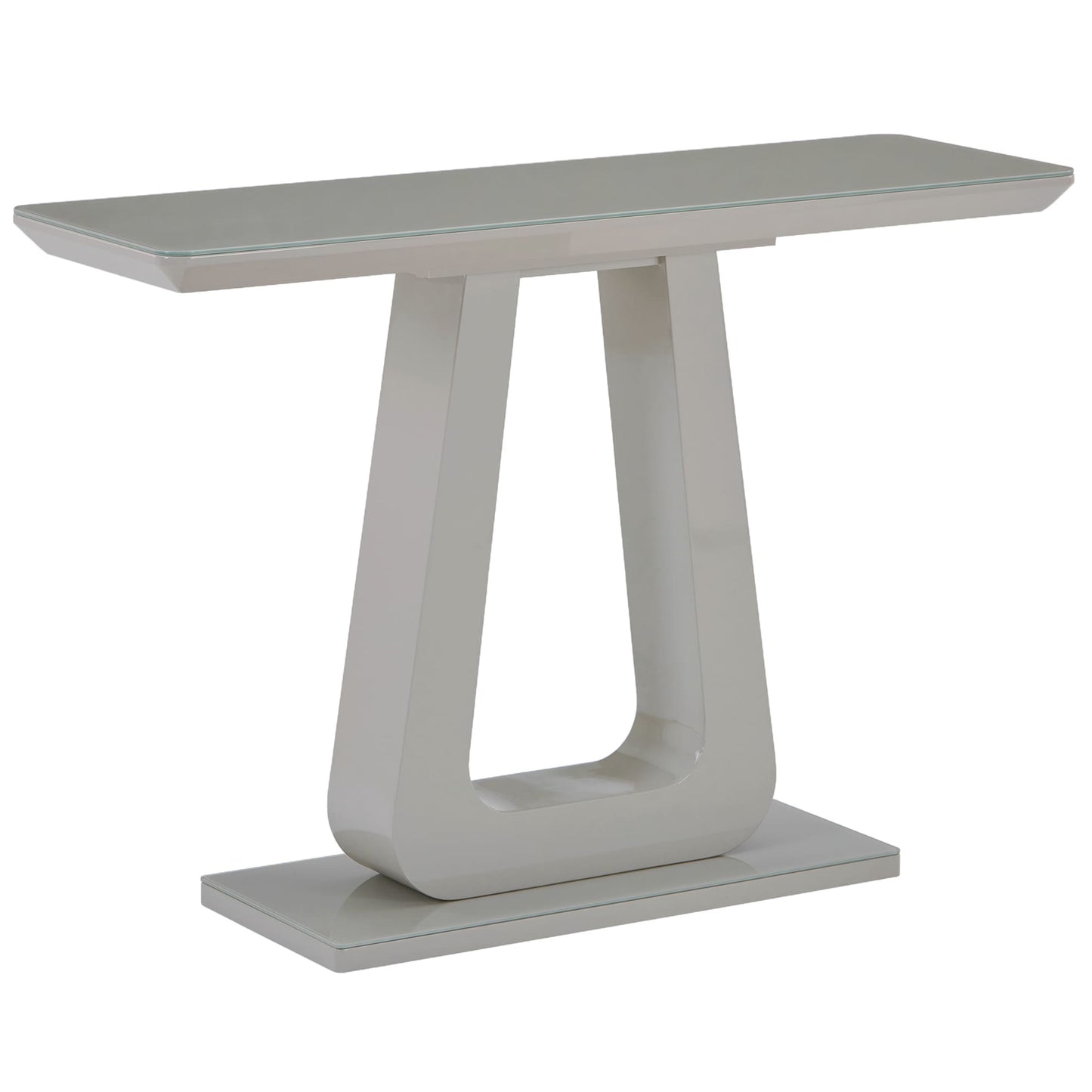 Corvus Console Table in Warm Grey