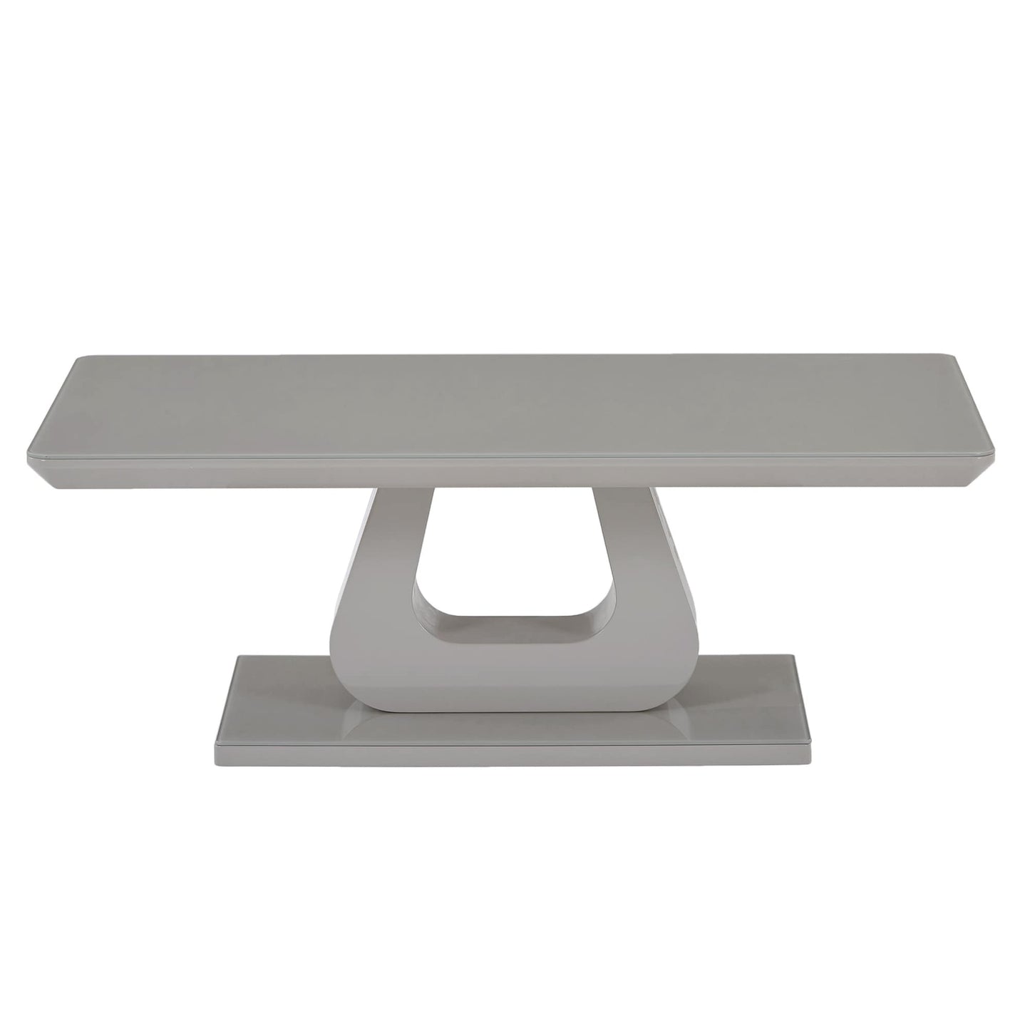 Corvus Rectangular Coffee Table in Warm Grey