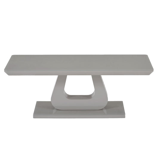 Corvus Rectangular Coffee Table in Warm Grey