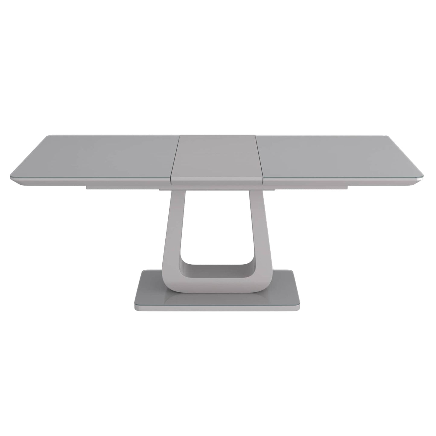 Corvus Dining Table w/ Extension in Warm Grey