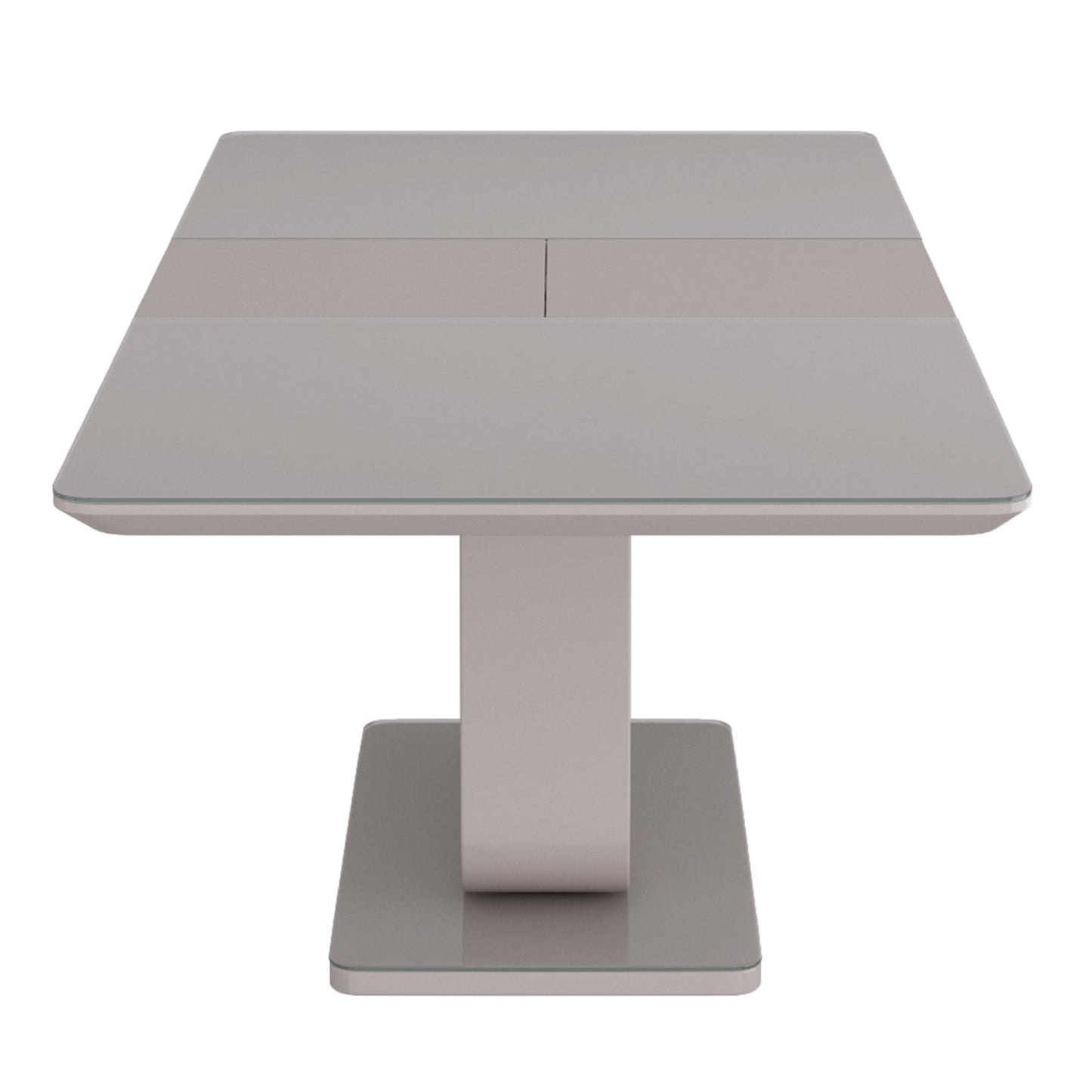 Corvus Dining Table w/ Extension in Warm Grey