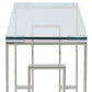 Eros Console/Desk in Silver