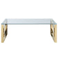 Eros Coffee Table in Gold