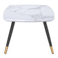 Emery Rectangular Coffee Table in White and Black