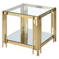 Estrel Large Accent Table in Gold