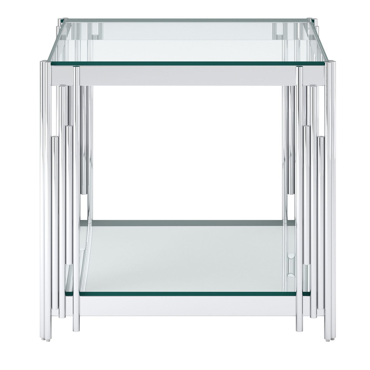 Estrel Large Accent Table in Silver