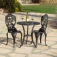 Fiesta Outdoor Aluminum 3 Piece Bistro Set