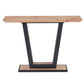 Forna Console Table in Natural and Black