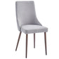 Franco/Cora 5pc Dining Set in Black with Grey Chair