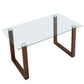Franco/Cora 5pc Dining Set in Black with Grey Chair