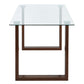 Franco/Cora 5pc Dining Set in Black with Grey Chair