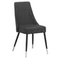 Franco/Silvano 5pc Dining Set in Black with Vintage Grey Chair