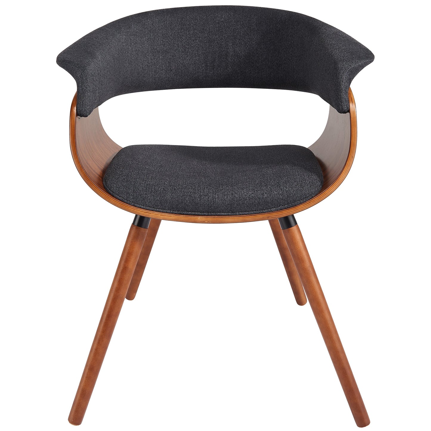 Holt Accent/Dining Chair in Charcoal and Walnut