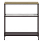 Izzy Console Table in Antique Gold and Black