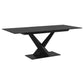 Julius Dining Table w/ Extension in Black