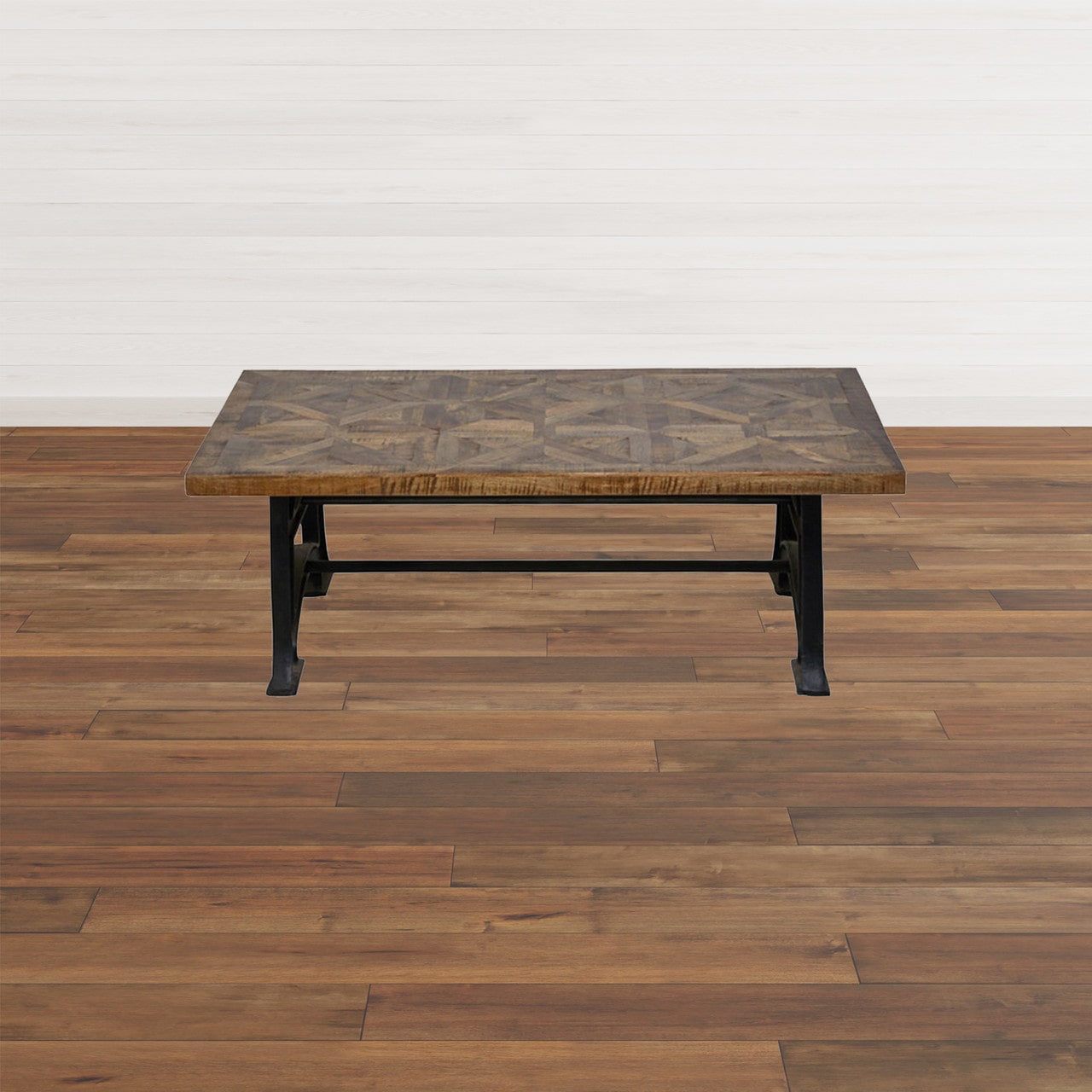 Mango Wood Industrial Coffee Table