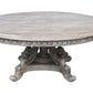 Mystique Gray Mahogany Anglia Dining Table and Chair Set of 7