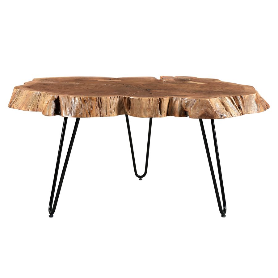 Nila Coffee Table in Natural and Black