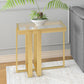 Paxton Accent Table in Brushed Gold