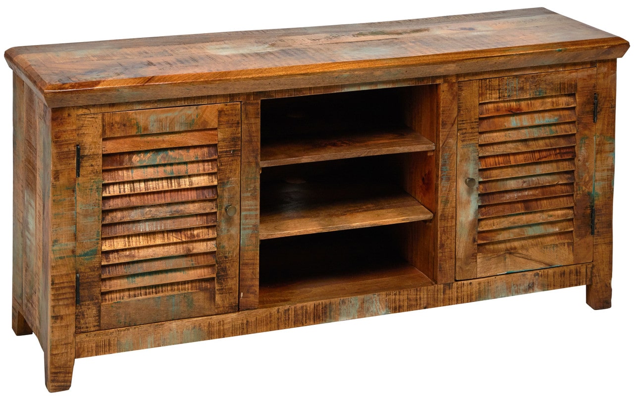 Rustic Entertainment TV Console Unit