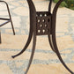 Savannah Outdoor Aluminum Round Bar Table