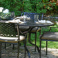 Savannah Outdoor Aluminum Oval Dining Table Set of 7 (KIT)