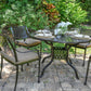 Savannah Outdoor Aluminum Round Dining Table Set of 5 (KIT)