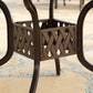 Savannah Outdoor Aluminum Round Dining Table Set of 5 (KIT)