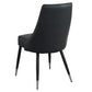 Suzette/Silvano 5pc Dining Set in Black with Vintage Grey Chair