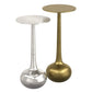 Sylas 2pc Accent Table Set in Antique Gold and Silver