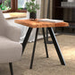 Virag Accent Table in Natural and Black