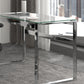 Zevon Desk in Silver