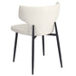 Zilo/Olis 3pc Dining Set in Faux Marble and Gold with Beige Chair