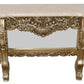 Platine Petticoat Crema Marble Top Console Table