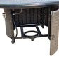 Windermere All Inclusive Outdoor Gas Firepit Club Table Set (KIT)