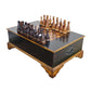 Ebony Chess Set Coffee Table