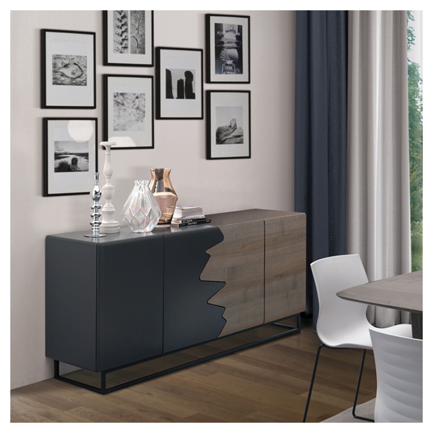 Kali Sideboard Grey Ash Anthracite