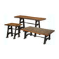 Mango Wood Industrial Coffee Table Set of 3