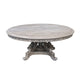 Mystique Gray Mahogany Anglia 72" Rd Dining Table