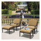 Savannah Outdoor Aluminum Club Chair Set of 5 (KIT)