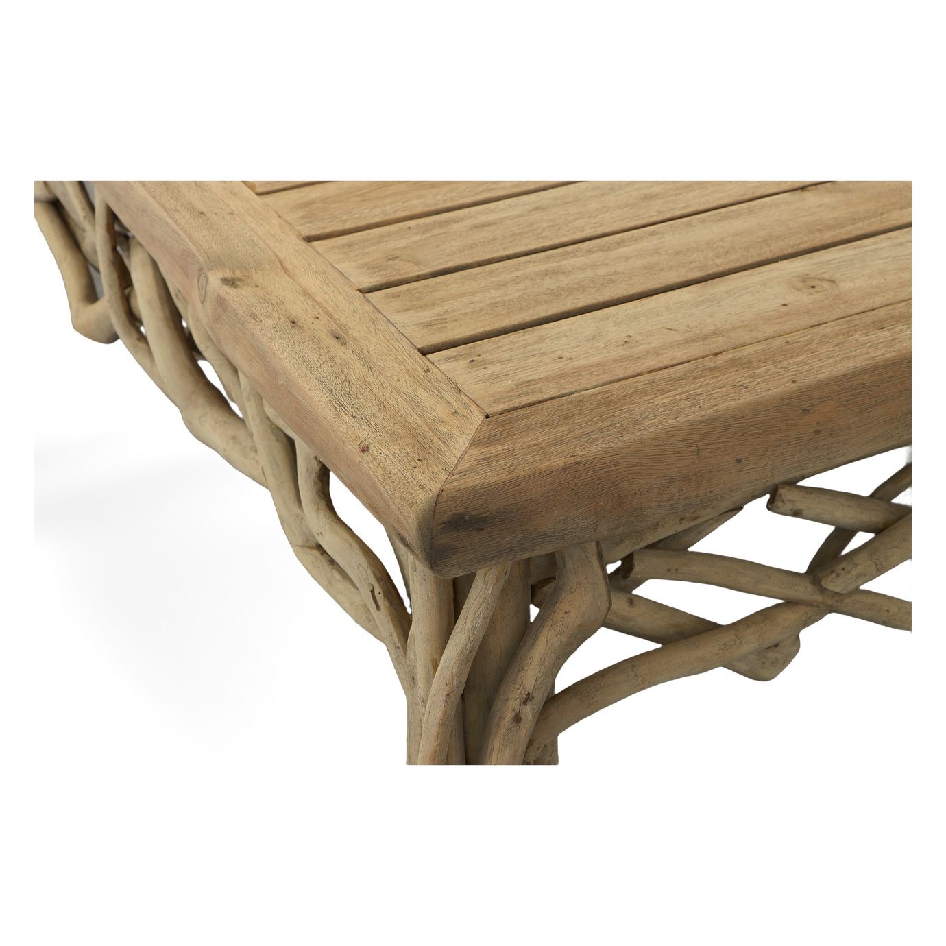 Farmhouse Teak Branch Coffee Table